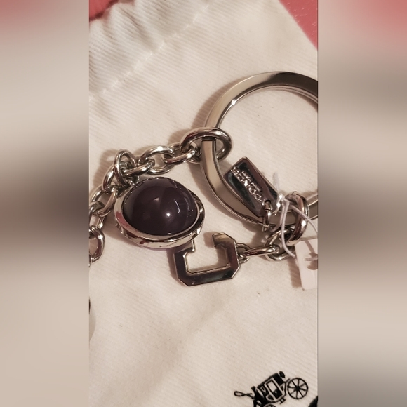 Sold Coach Orbit Bag Charm or Keychain - Picture 5 of 11